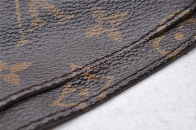 Authentic LOUIS VUITTON Monogram Sac Plat Hand Bag M51140 LV 7516C