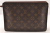 Authentic Louis Vuitton Monogram Pochette Homme Clutch Hand Bag M51795 LV 7516I