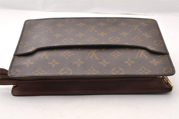 Authentic Louis Vuitton Monogram Pochette Homme Clutch Hand Bag M51795 LV 7516I