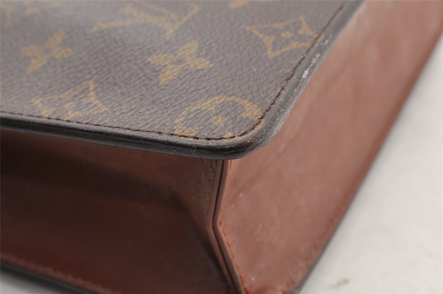 Authentic Louis Vuitton Monogram Pochette Homme Clutch Hand Bag M51795 LV 7516I