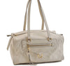 Auth LOUIS VUITTON Monogram Empreinte Anspire Shoulder Hand Bag White LV 7521C