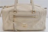 Auth LOUIS VUITTON Monogram Empreinte Anspire Shoulder Hand Bag White LV 7521C