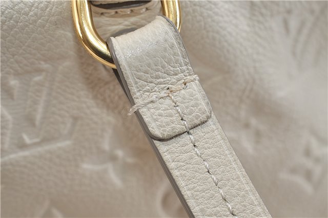 Auth LOUIS VUITTON Monogram Empreinte Anspire Shoulder Hand Bag White LV 7521C