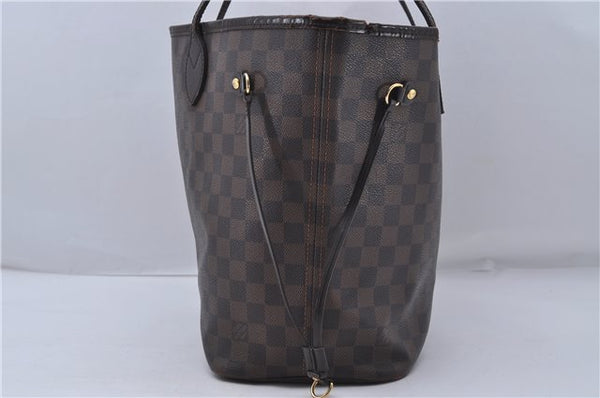 Authentic Louis Vuitton Damier Neverfull MM Shoulder Tote Bag N51105 LV 7521D