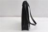 Authentic GUCCI Vintage Shoulder Hand Bag Purse Leather Black 7521F