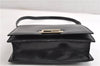 Authentic GUCCI Vintage Shoulder Hand Bag Purse Leather Black 7521F