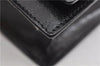 Authentic GUCCI Vintage Shoulder Hand Bag Purse Leather Black 7521F
