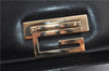 Authentic GUCCI Vintage Shoulder Hand Bag Purse Leather Black 7521F