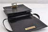 Authentic GUCCI Vintage Shoulder Hand Bag Purse Leather Black 7521F