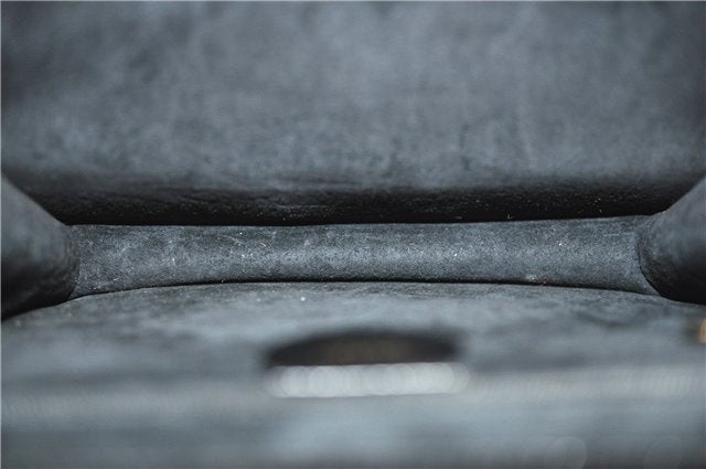 Authentic GUCCI Vintage Shoulder Hand Bag Purse Leather Black 7521F