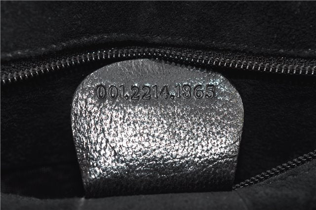 Authentic GUCCI Vintage Shoulder Hand Bag Purse Leather Black 7521F