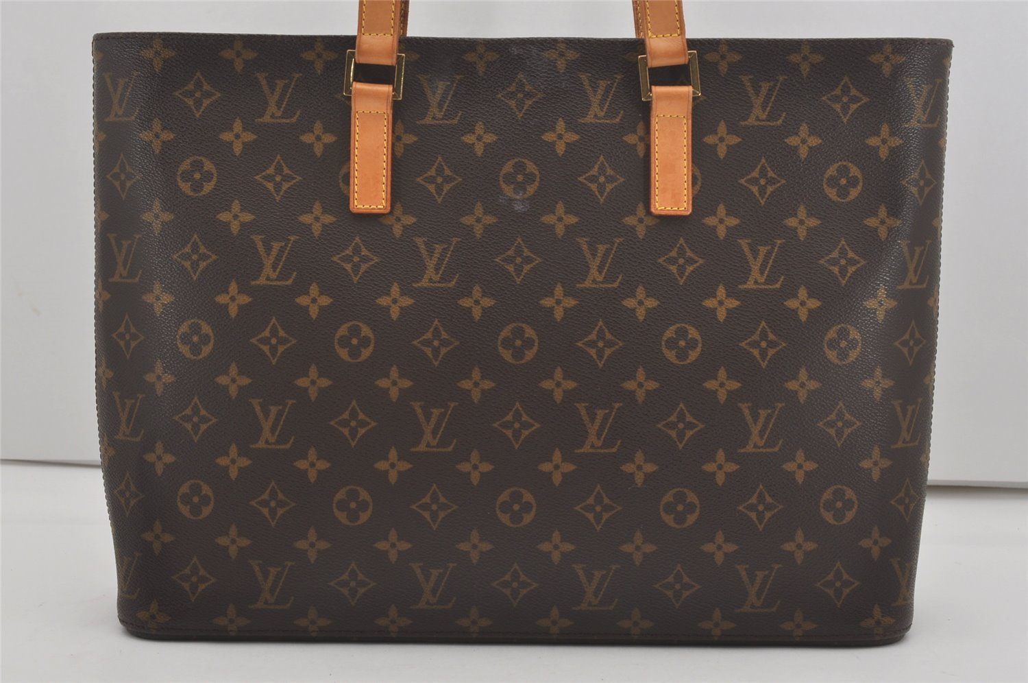 Authentic Louis Vuitton Monogram Luco Shoulder Tote Bag M51155 LV 7521I