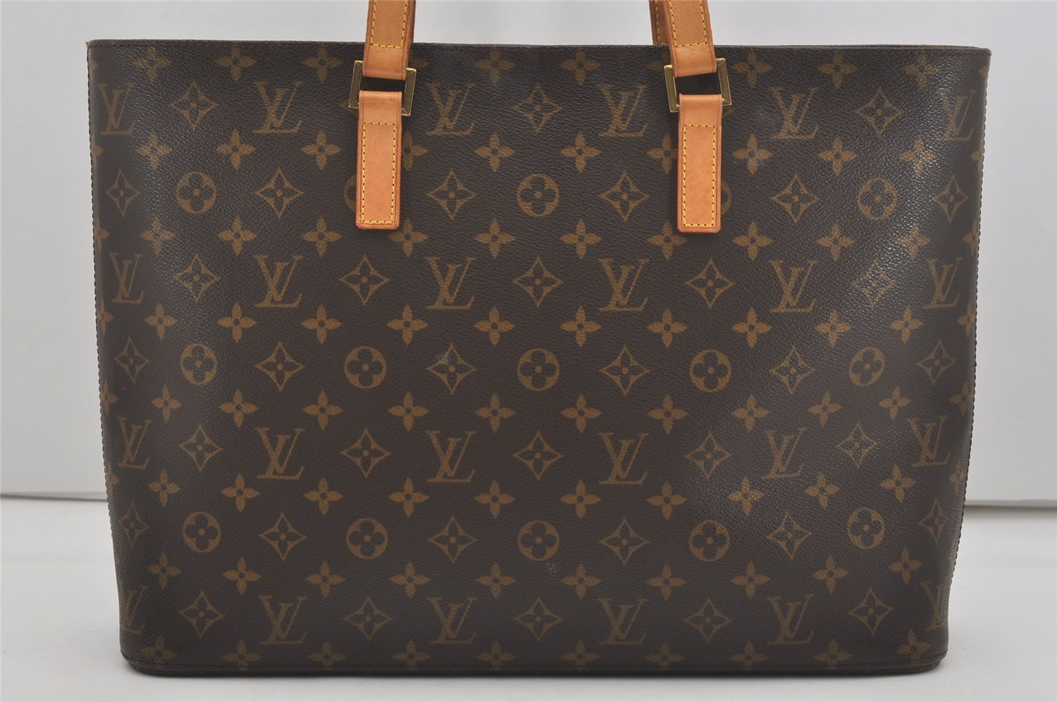 Authentic Louis Vuitton Monogram Luco Shoulder Tote Bag M51155 LV 7521I