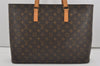 Authentic Louis Vuitton Monogram Luco Shoulder Tote Bag M51155 LV 7521I