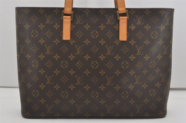Authentic Louis Vuitton Monogram Luco Shoulder Tote Bag M51155 LV 7521I