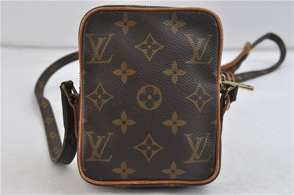 Auth LOUIS VUITTON Monogram Mini Poche Danube Shoulder Cross Bag M45268 LV 7524C