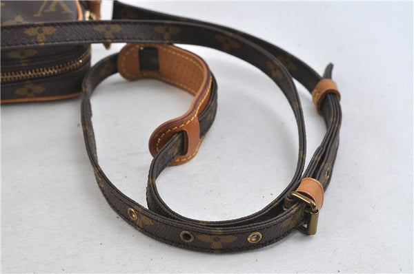 Auth LOUIS VUITTON Monogram Mini Poche Danube Shoulder Cross Bag M45268 LV 7524C