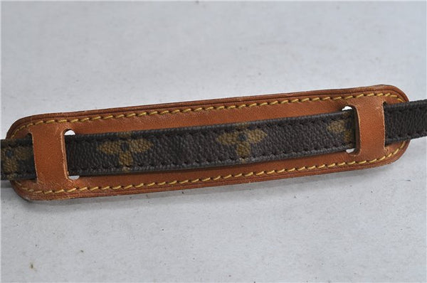 Auth LOUIS VUITTON Monogram Mini Poche Danube Shoulder Cross Bag M45268 LV 7524C