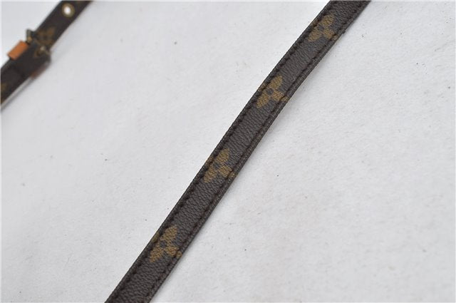 Auth LOUIS VUITTON Monogram Mini Poche Danube Shoulder Cross Bag M45268 LV 7524C