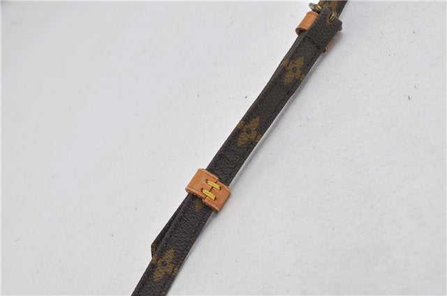 Auth LOUIS VUITTON Monogram Mini Poche Danube Shoulder Cross Bag M45268 LV 7524C