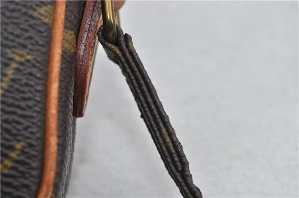 Auth LOUIS VUITTON Monogram Mini Poche Danube Shoulder Cross Bag M45268 LV 7524C