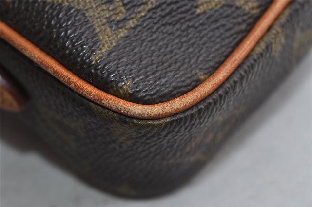 Auth LOUIS VUITTON Monogram Mini Poche Danube Shoulder Cross Bag M45268 LV 7524C