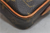 Auth LOUIS VUITTON Monogram Mini Poche Danube Shoulder Cross Bag M45268 LV 7524C