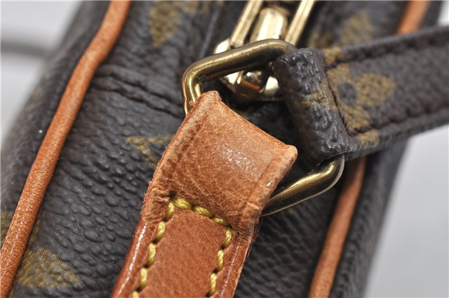 Auth LOUIS VUITTON Monogram Mini Poche Danube Shoulder Cross Bag M45268 LV 7524C