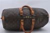 Authentic Louis Vuitton Monogram Keepall 45 Travel Boston Bag M41428 LV 7525D