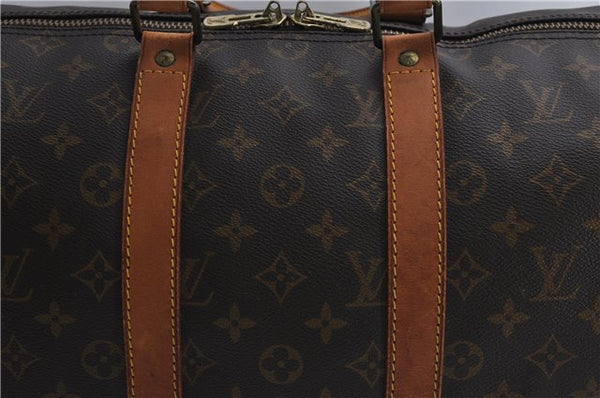 Authentic Louis Vuitton Monogram Keepall 45 Travel Boston Bag M41428 LV 7525D