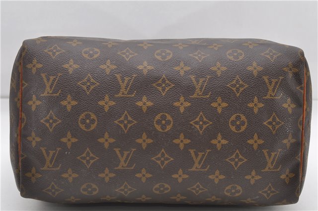 Authentic Louis Vuitton Monogram Speedy 30 Hand Boston Bag M41526 LV 7530D