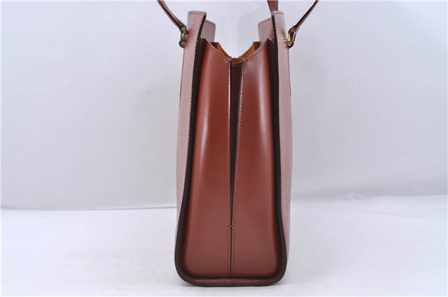 Authentic Louis Vuitton Epi Duplex Shoulder Hand Brown M52423 LV 7532D
