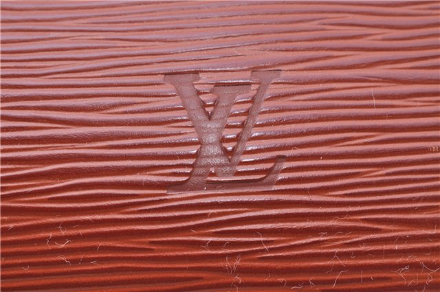 Authentic Louis Vuitton Epi Duplex Shoulder Hand Brown M52423 LV 7532D