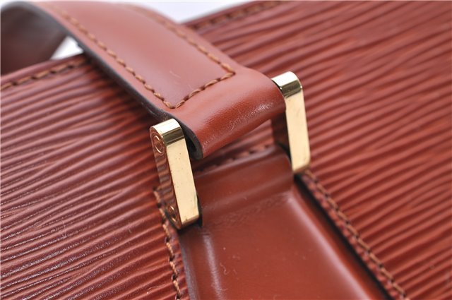 Authentic Louis Vuitton Epi Duplex Shoulder Hand Brown M52423 LV 7532D