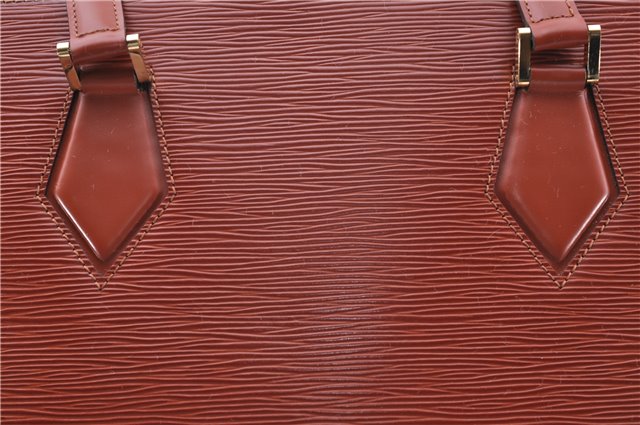 Authentic Louis Vuitton Epi Duplex Shoulder Hand Brown M52423 LV 7532D