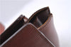 Authentic Louis Vuitton Epi Duplex Shoulder Hand Brown M52423 LV 7532D