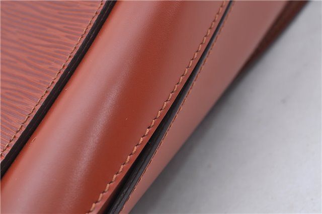 Authentic Louis Vuitton Epi Duplex Shoulder Hand Brown M52423 LV 7532D
