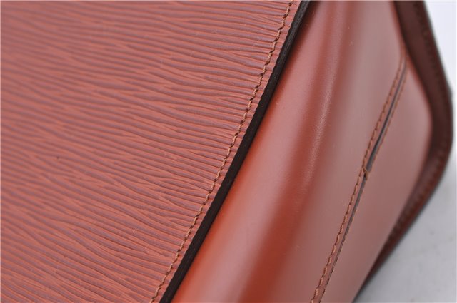 Authentic Louis Vuitton Epi Duplex Shoulder Hand Brown M52423 LV 7532D