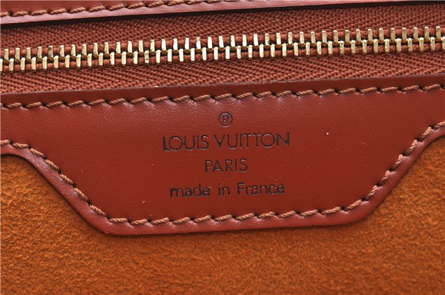Authentic Louis Vuitton Epi Duplex Shoulder Hand Brown M52423 LV 7532D