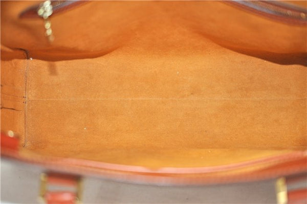 Authentic Louis Vuitton Epi Duplex Shoulder Hand Brown M52423 LV 7532D