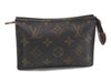 Auth LOUIS VUITTON Monogram Poche Toilette 15 Cosmetics Pouch M47546 LV 7537C