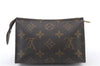 Auth LOUIS VUITTON Monogram Poche Toilette 15 Cosmetics Pouch M47546 LV 7537C
