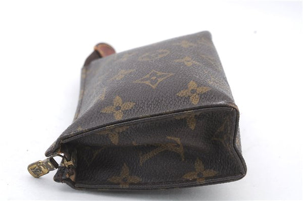 Auth LOUIS VUITTON Monogram Poche Toilette 15 Cosmetics Pouch M47546 LV 7537C