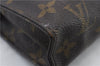 Auth LOUIS VUITTON Monogram Poche Toilette 15 Cosmetics Pouch M47546 LV 7537C
