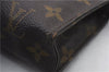 Auth LOUIS VUITTON Monogram Poche Toilette 15 Cosmetics Pouch M47546 LV 7537C