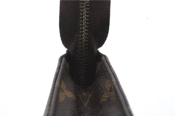 Auth LOUIS VUITTON Monogram Poche Toilette 15 Cosmetics Pouch M47546 LV 7537C