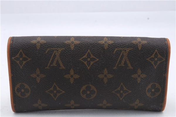 Authentic Louis Vuitton Monogram Pochette Twin PM Shoulder Bag M51854 LV 7538D