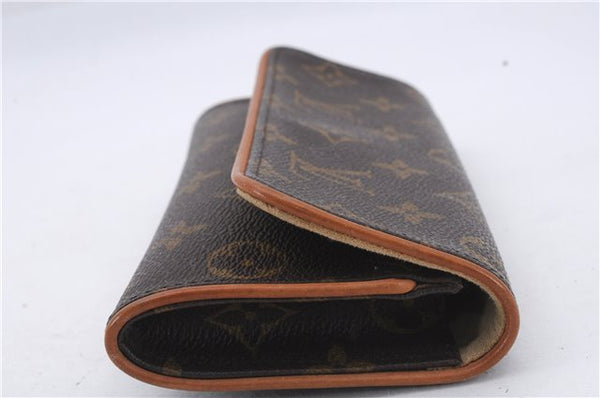 Authentic Louis Vuitton Monogram Pochette Twin PM Shoulder Bag M51854 LV 7538D