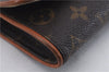 Authentic Louis Vuitton Monogram Pochette Twin PM Shoulder Bag M51854 LV 7538D