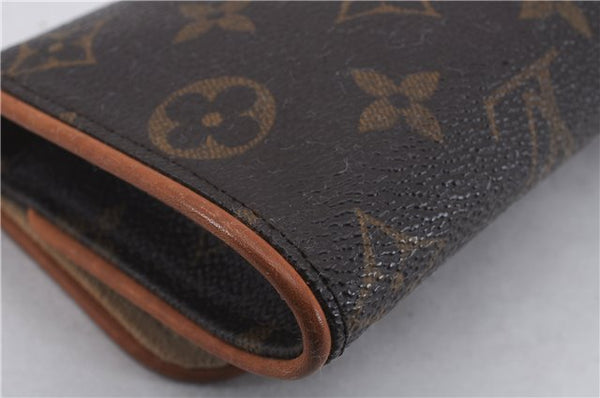 Authentic Louis Vuitton Monogram Pochette Twin PM Shoulder Bag M51854 LV 7538D